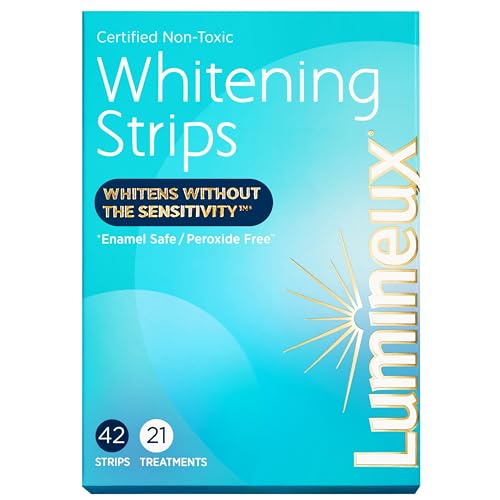 Teeth Whitening Strips | 21 Treatments, Peroxide Free, Enamel Safe