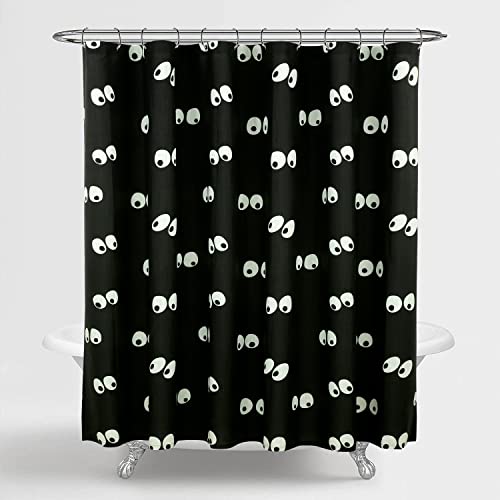 Shower Curtain | Halloween Design, 72 x 72 Inches, Machine Washable, Water Resistant