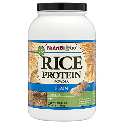 Rice Protein Powder | 3 lb, Low Carb, Vegan, Gluten-Free, Keto Friendly