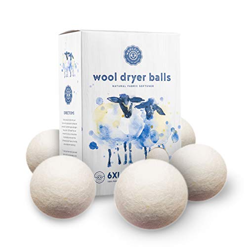 Dryer Balls | Organic New Zealand Wool, 6-Pack XL