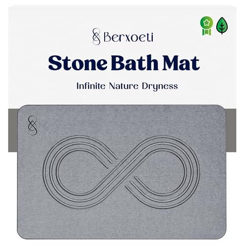 Bath Mat | Diatomaceous Earth, Ultra Quick Drying, Non-Slip, Graphite Color