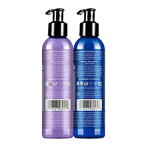 Conditioner | Leave-In, 6 oz Variety Pack, Lavender, Coconut & Peppermint, 2 Count