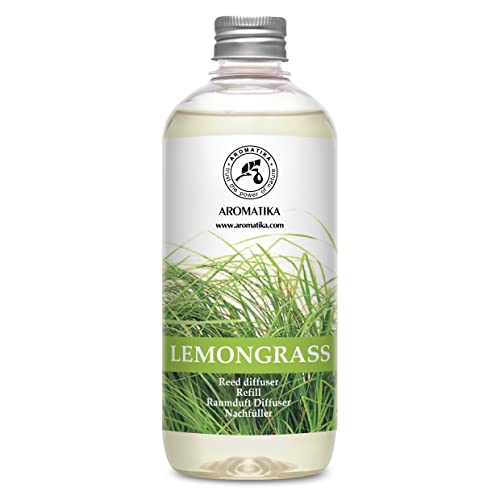 Reed Diffuser Refill | Natural Lemongrass Oil, 17 fl oz, Fresh Fragrance