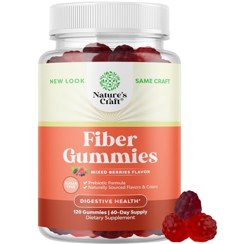 Fiber Gummies | Sugar Free, High Fiber, Prebiotic Support, Non-GMO, Vegan