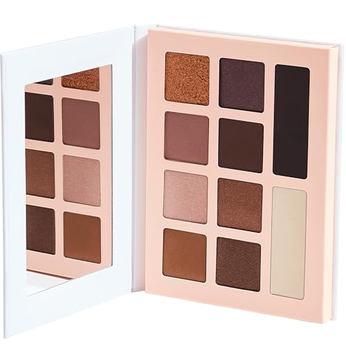 Eyeshadow Palette | 10 Pigment-Rich Shades, Talc-Free, 0.67 oz