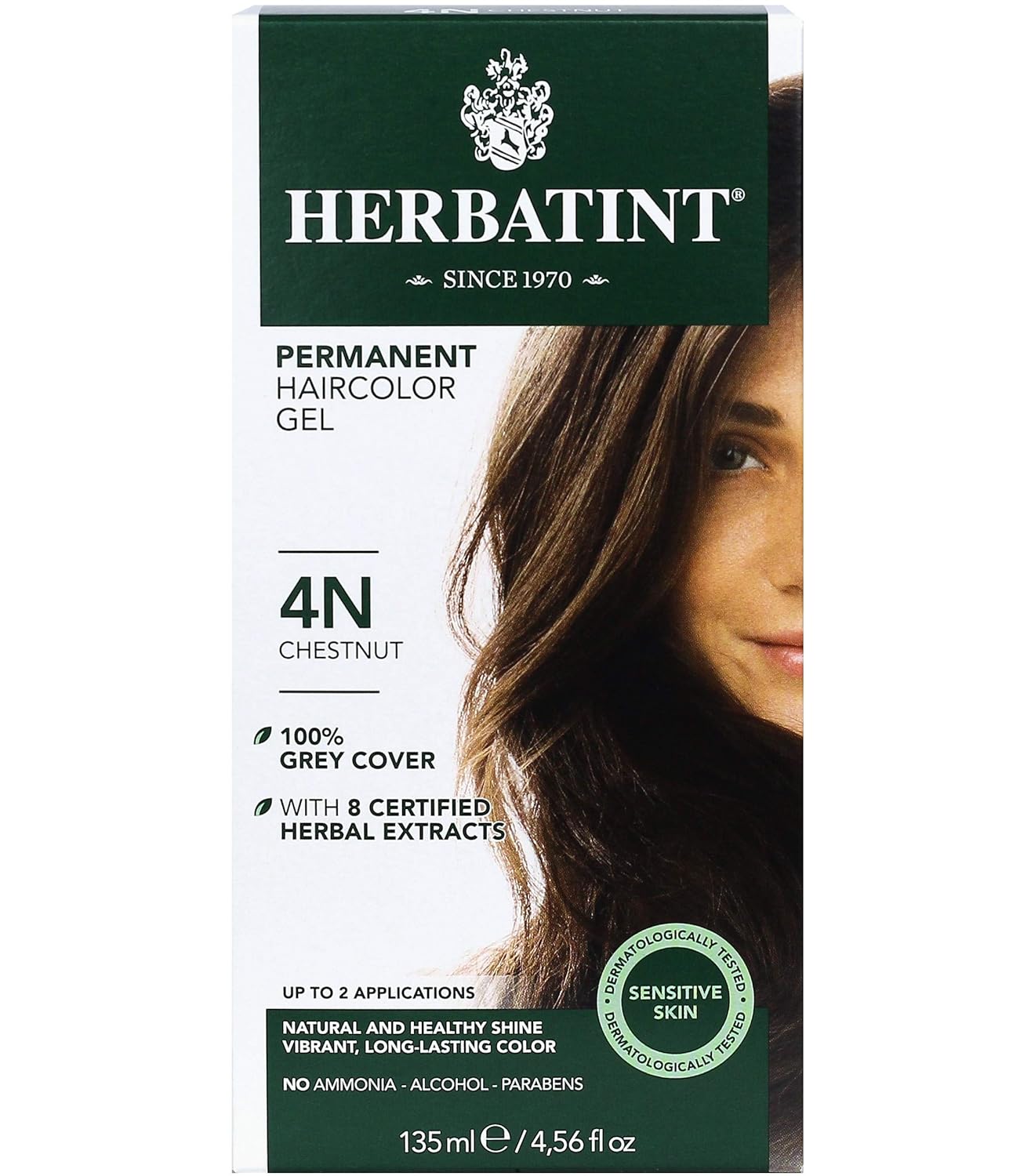 Hair Dye | Permanent Gel, 100% Grey Coverage, 4.56 oz