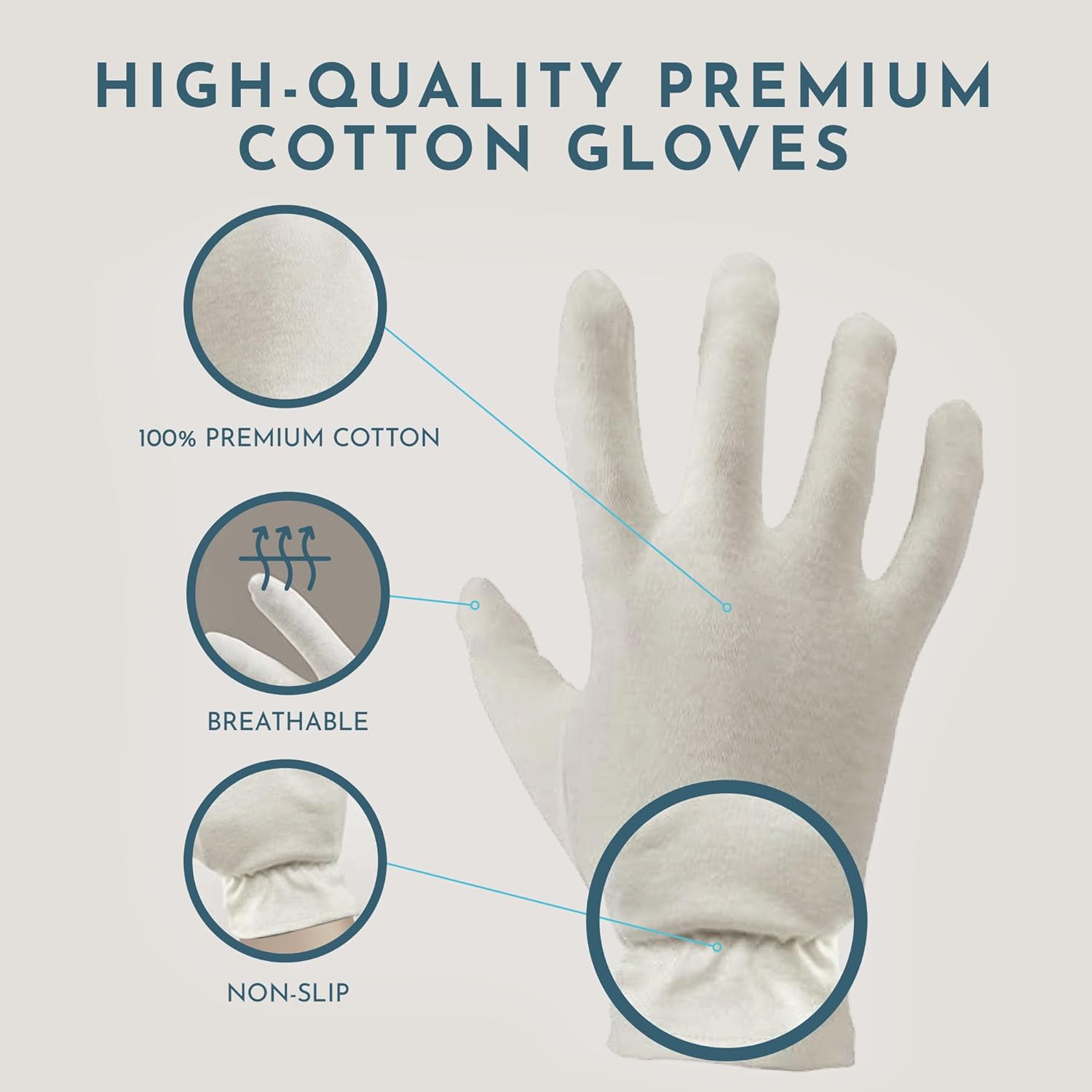 Cotton Moisturizing Gloves
