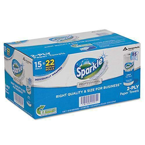 Paper Towels | 2-Ply, 85 Sheets per Roll, 15 Rolls per Case