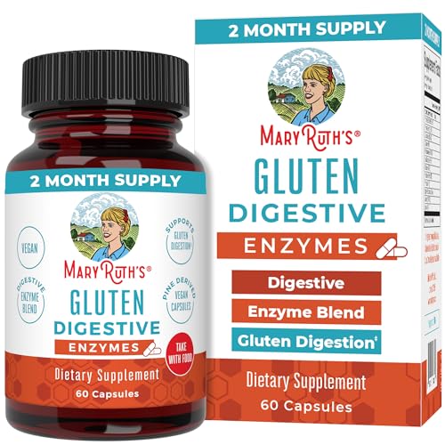 Digestive Enzymes Capsules | 60 Count, Supports Gluten Digestion and Nutrient Absorption