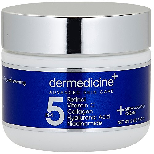 Face Cream | 5 in 1 Retinol, Vitamin C, Collagen, Hyaluronic Acid, Niacinamide - 2 oz