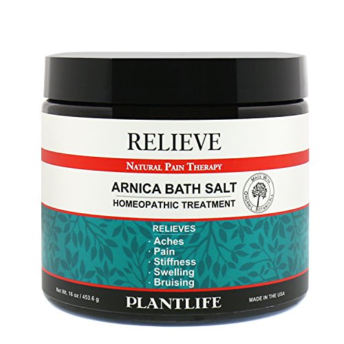 Bath Salts | Made with Arnica, 100% Pure Essential Oils, Homeopathic Solution