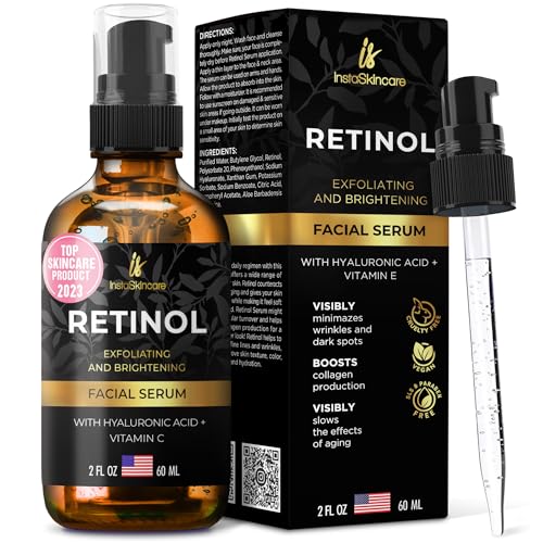 Retinol Serum | 2 oz, Anti-Aging, Pore Tightening, Fade Dark Spots