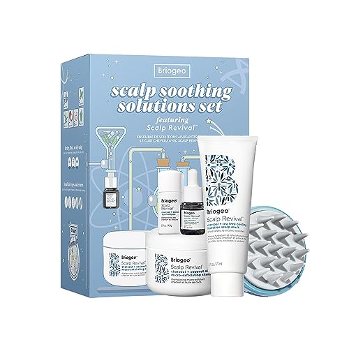 Scalp Treatment Set | Soothing Shampoo, Mask, Massager, 14.3 oz