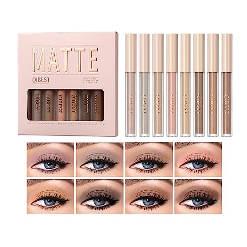 Eyeshadow Palette | 8 Matte Colors, Waterproof, Long-Lasting