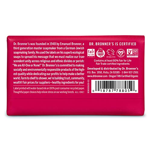 Body Soap | Rose Scent, 5 oz, 6-Pack