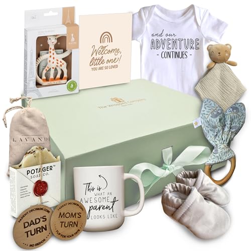 Gift Basket for New Parents | 10 Premium-Quality, All-Natural Items