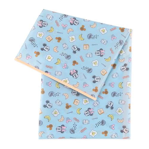 Splat Mat | Waterproof, Reusable Cloth, 42x42 in, Mickey & Minnie Design