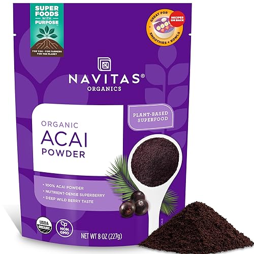 Acai Powder | 8 oz Bag, Organic, Non-GMO, Gluten-Free