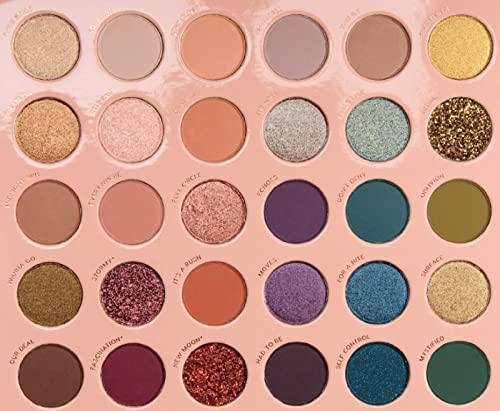 Eyeshadow Palette | Mega Matte, Metallic, Semi-Sparkle, Glitter, Cruelty-Free