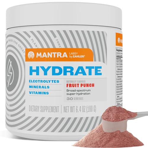 Electrolyte Hydration Supplement | Sugar-Free, Fruit Punch Flavor, 30 Servings