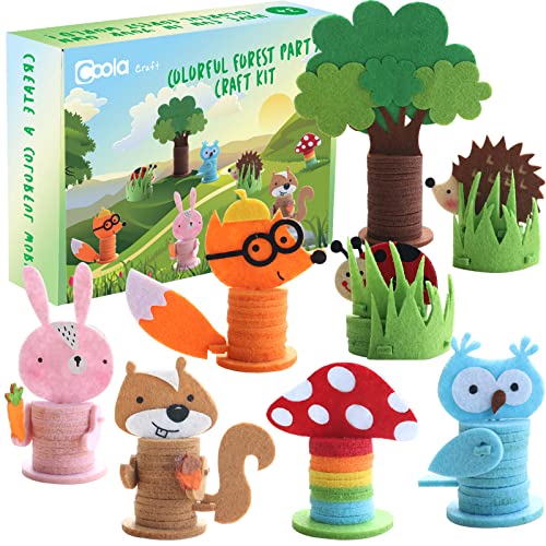 Craft Kit | 8 Pieces, Animal Themes for Ages 4-8