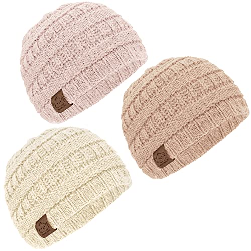 Baby Beanie | 3-Pack, Newborn to Toddler Sizes