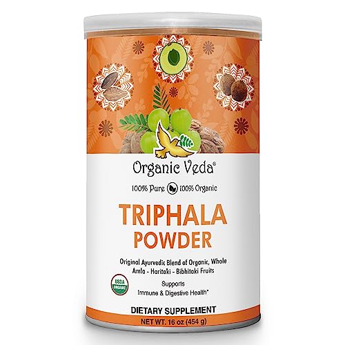 Triphala Powder | 100% Natural, 16oz, Vegan, Non-GMO