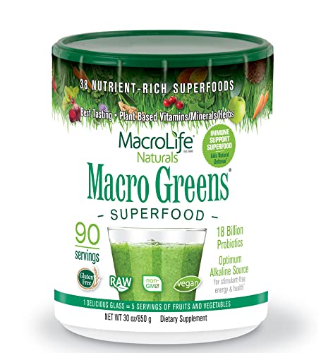 Superfood Powder | Probiotic, Antioxidant, 30 oz (90 Servings)