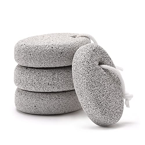 Pumice Stone Set | 4-Pack, Natural Exfoliation for Feet and Hands