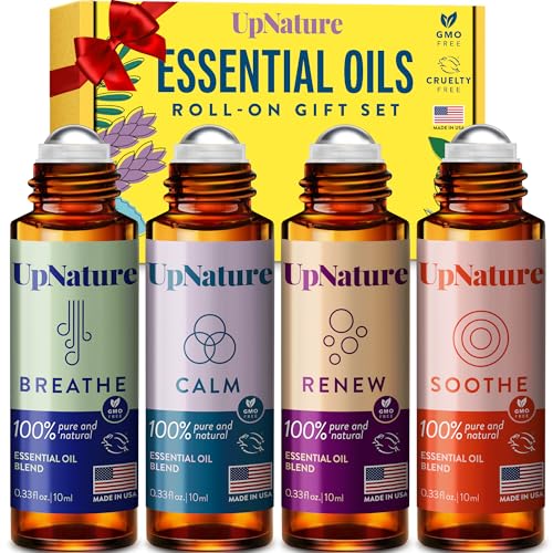 Essential Oil Set | Relaxing Roll On, Aromatherapy Gifts for Women