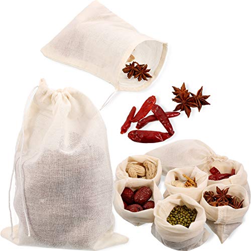 Spice Bags | Reusable Muslin, 24 Pieces, 4 x 6 Inch