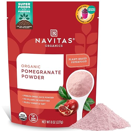 Pomegranate Powder | 8oz Bag, Organic, Non-GMO, Gluten-Free