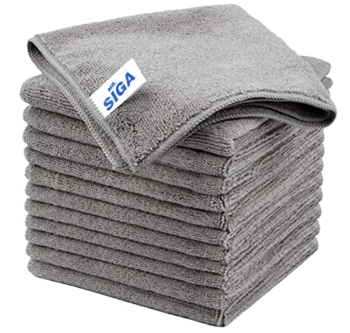 Microfiber Cleaning Cloths | Streak-Free, Pack of 12, 32 x 32 cm