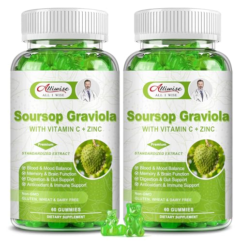 Soursop Gummies | Immunity Support, Vitamins C & Zinc