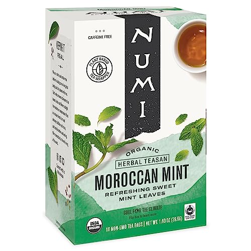 Herbal Tea | Moroccan Mint, 18 Tea Bags, Caffeine Free