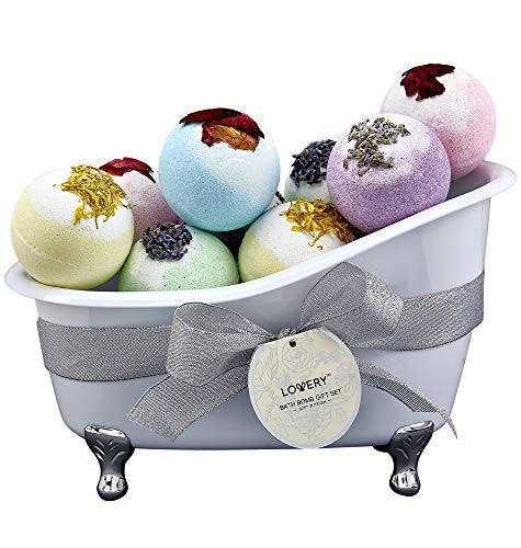 Bath Bombs | 10 Oversized Fizzies, Multiple Fragrances, Shea & Coco Butter