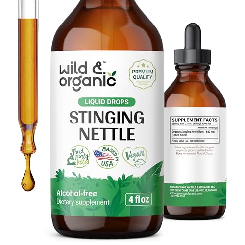 Herbal Supplement | Stinging Nettle Extract, Vegan, Alcohol Free - 4 fl oz