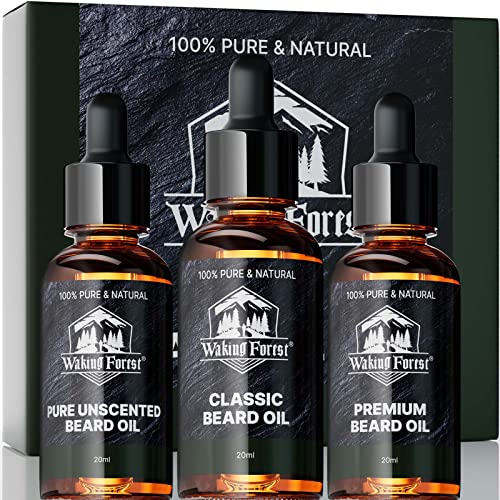 Beard Oil Trio | Promotes Growth, 3 Subtle Scents, All-Natural Ingredients