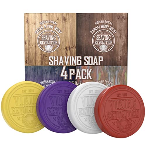 Shaving Soap | 4 Pack Variety, Each 2.5oz