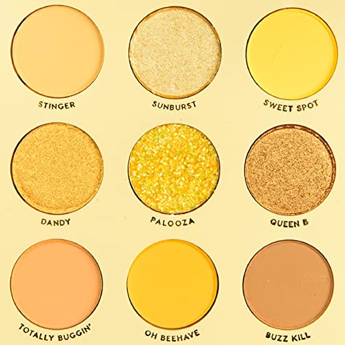 Eyeshadow Palette | Matte, Metallic, Glitter, Pigmented, Yellow & Gold Shades