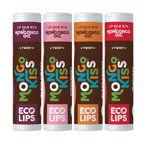 Lip Balm | 4 Pack, Blood Orange, Yumberry, Strawberry Lavender, Black Cherry