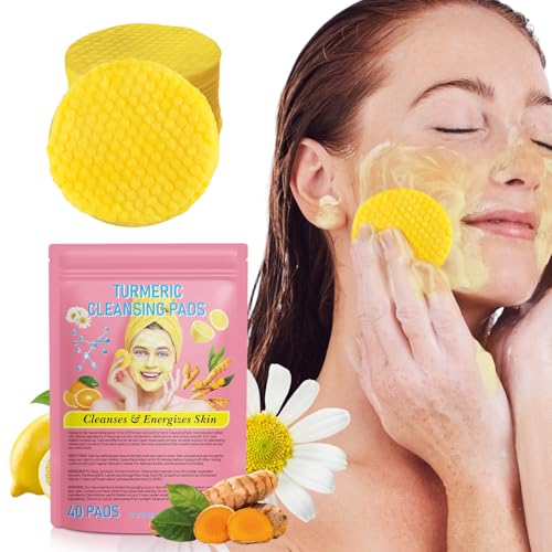 Facial Cleansing Pads | Turmeric & Vitamin B5, 40 Count