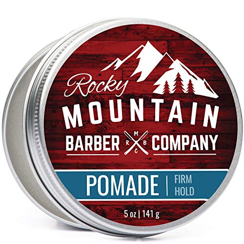 Hair Pomade | Firm Hold, Water Based, 5oz Tin, Includes Bees Wax