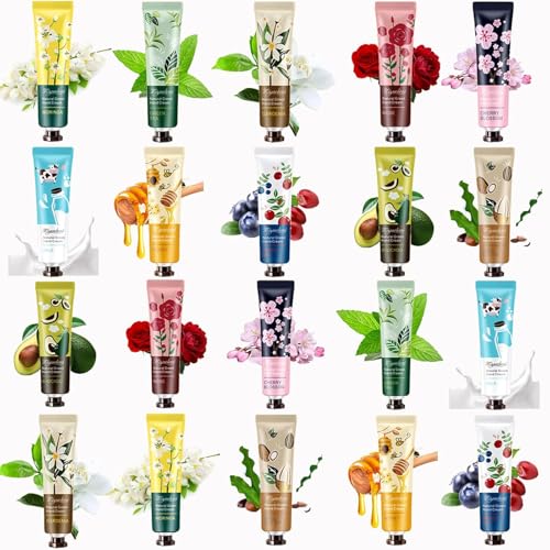 Hand Cream | 20 Pack, Natural Plant Fragrance, Travel Size