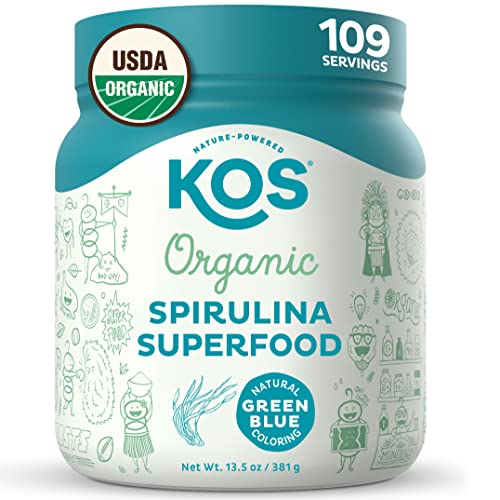 Spirulina Powder | USDA Organic, 13.5 oz, Non-Irradiated, Plant-Based Antioxidants