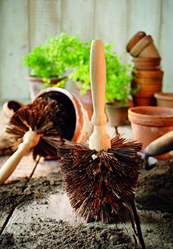 Flowerpot Brush | Oiled Beechwood Handle, 9-7/8 Inches