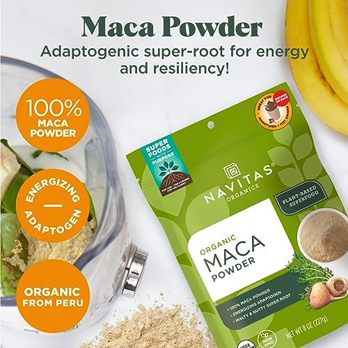 Maca Powder | 4 oz. Bag, Organic, Non-GMO, Gluten-Free