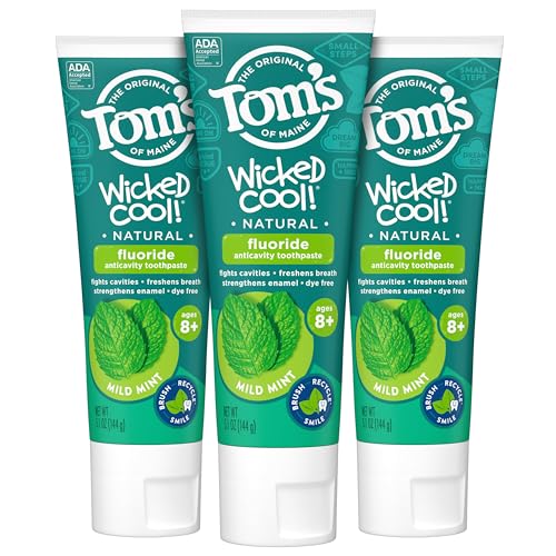 Children's Toothpaste | Fluoride, Mild Mint, 5.1 oz, 3-Pack