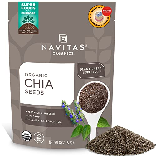 Chia Seeds | 8 oz. Bag, Organic, Non-GMO, Gluten Free