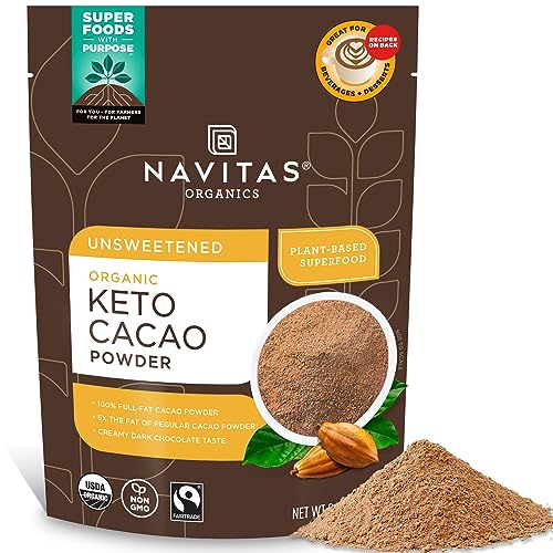 Cacao Powder | 8 oz. Bag, Organic, Non-GMO, Fair Trade